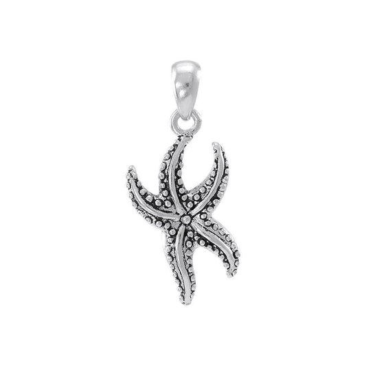 Dancing Starfish Silver Pendant TP1054