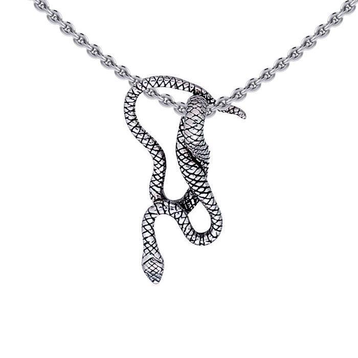 A wonderful shed and transformation ~ Sterling Silver Jewelry Snake Pendant TP1268
