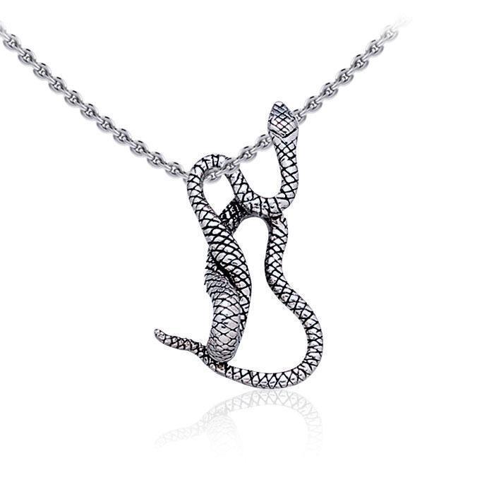 A wonderful shed and transformation ~ Sterling Silver Jewelry Snake Pendant TP1268