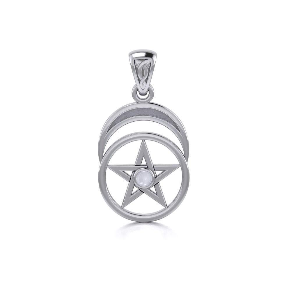 Silver Pentagram Pentacle Pendant TP1279