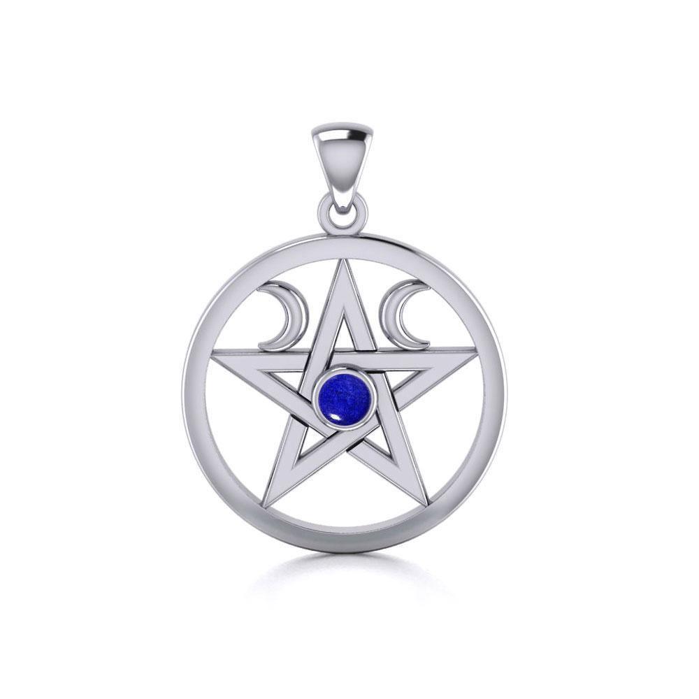 Silver Pentagram Pentacle Pendant TP1283