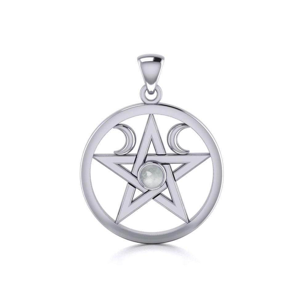 Silver Pentagram Pentacle Pendant TP1283