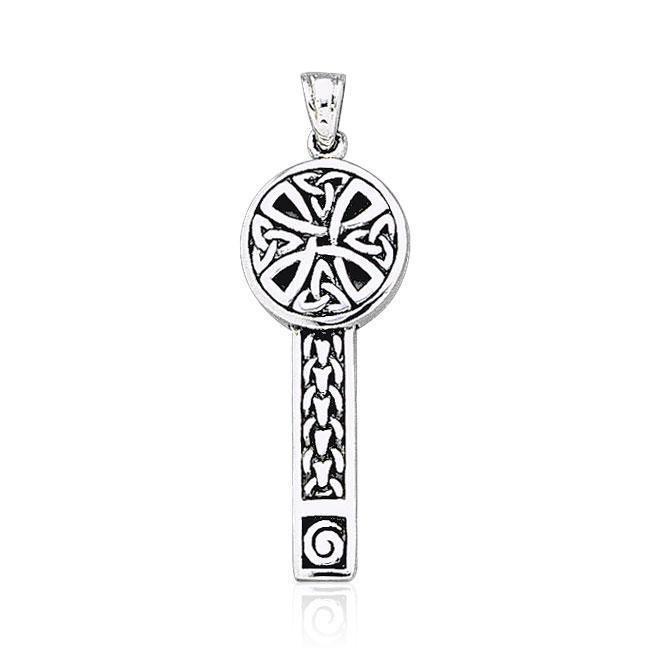 Celtic Knotwork Silver Pendant TP1369