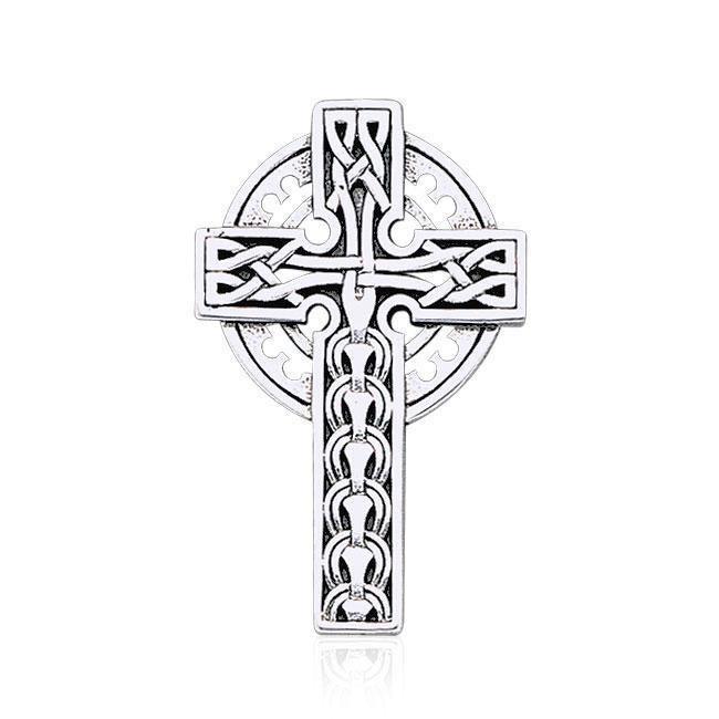 Celtic Cross Silver Pendant TP1373
