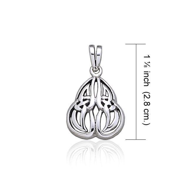Celtic Knotwork Silver Pendant TP1382
