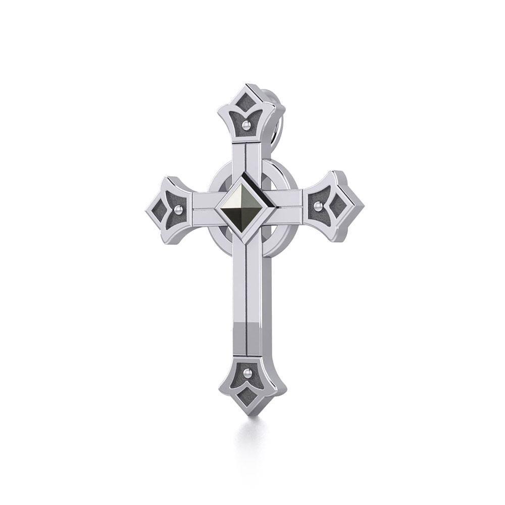 Medieval Cross Silver Pendant TP1397