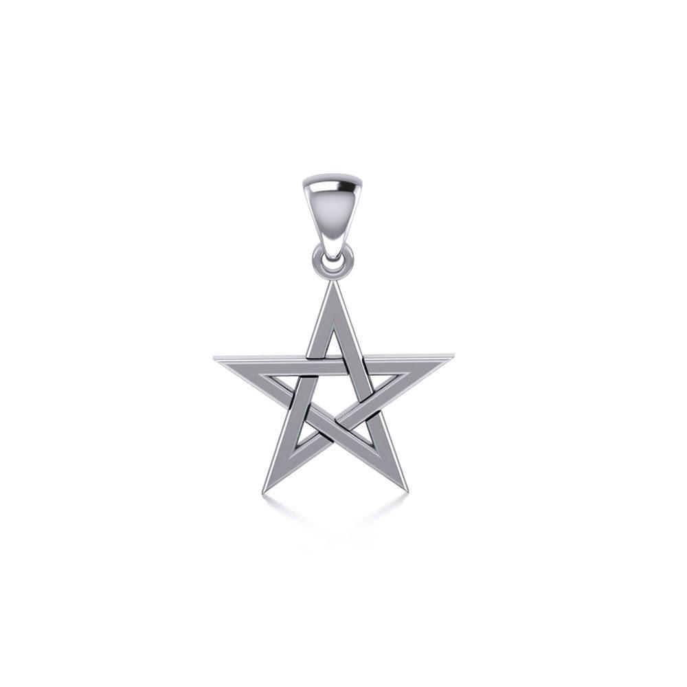 Silver Pentagram Pentacle Pendant TP1440