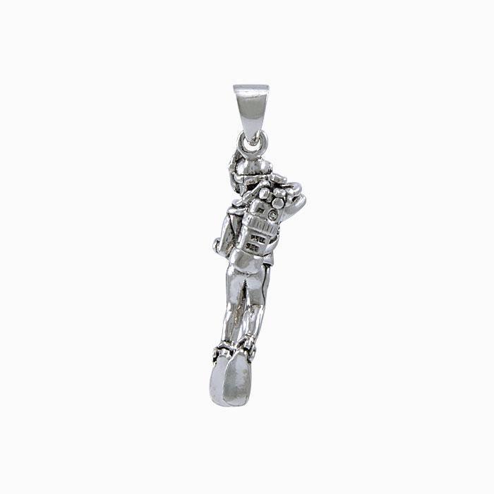 Signaling Diver Silver Pendant TP1562