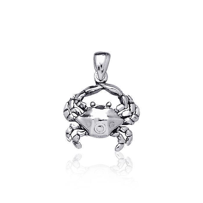 Blue Crab Silver Pendant TP1620 - Jewelry
