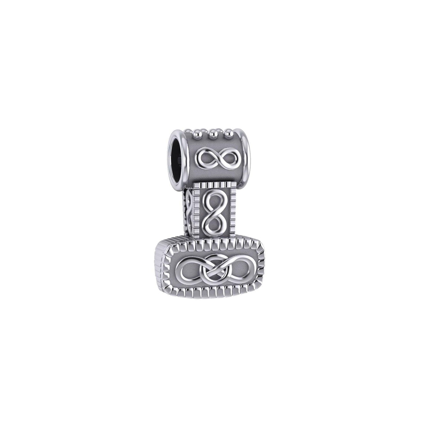 Celtic Thor's Hammer Silver Slider Pendant TP181 - peterstone.dropshipping
