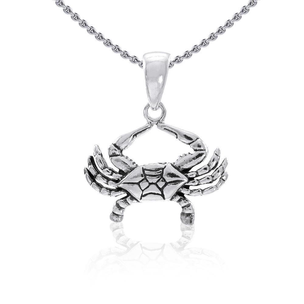 Silver Crab Pendant TP230