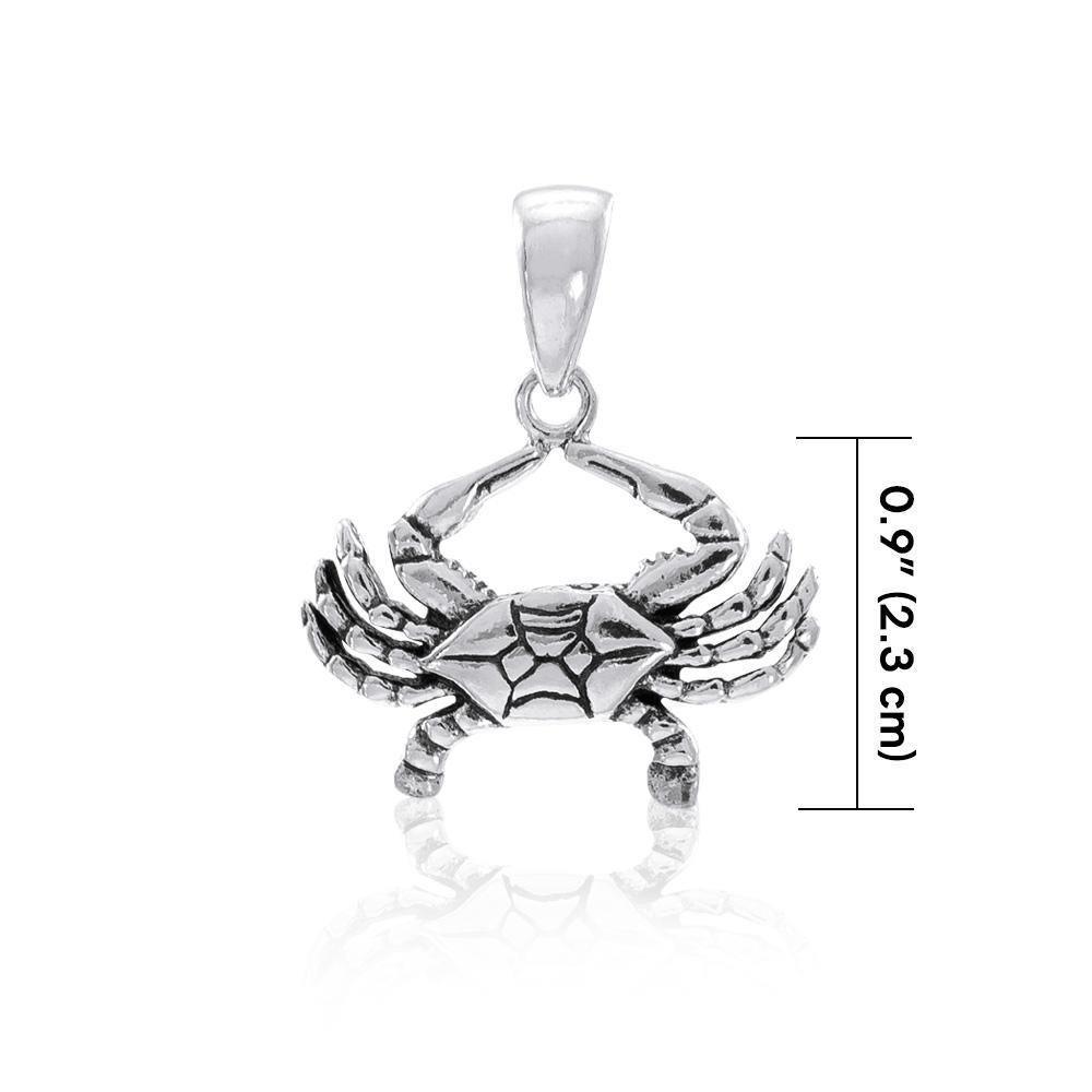 Silver Crab Pendant TP230