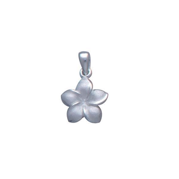 Plumeria - Hawaii National Flower Silver Small Pendant TP2649