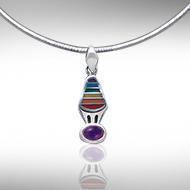 Rainbow Silver Pendant TP2793
