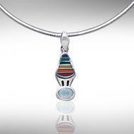 Rainbow Silver Pendant TP2793