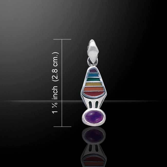 Rainbow Silver Pendant TP2793