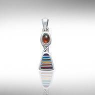 Rainbow Silver Pendant TP2797