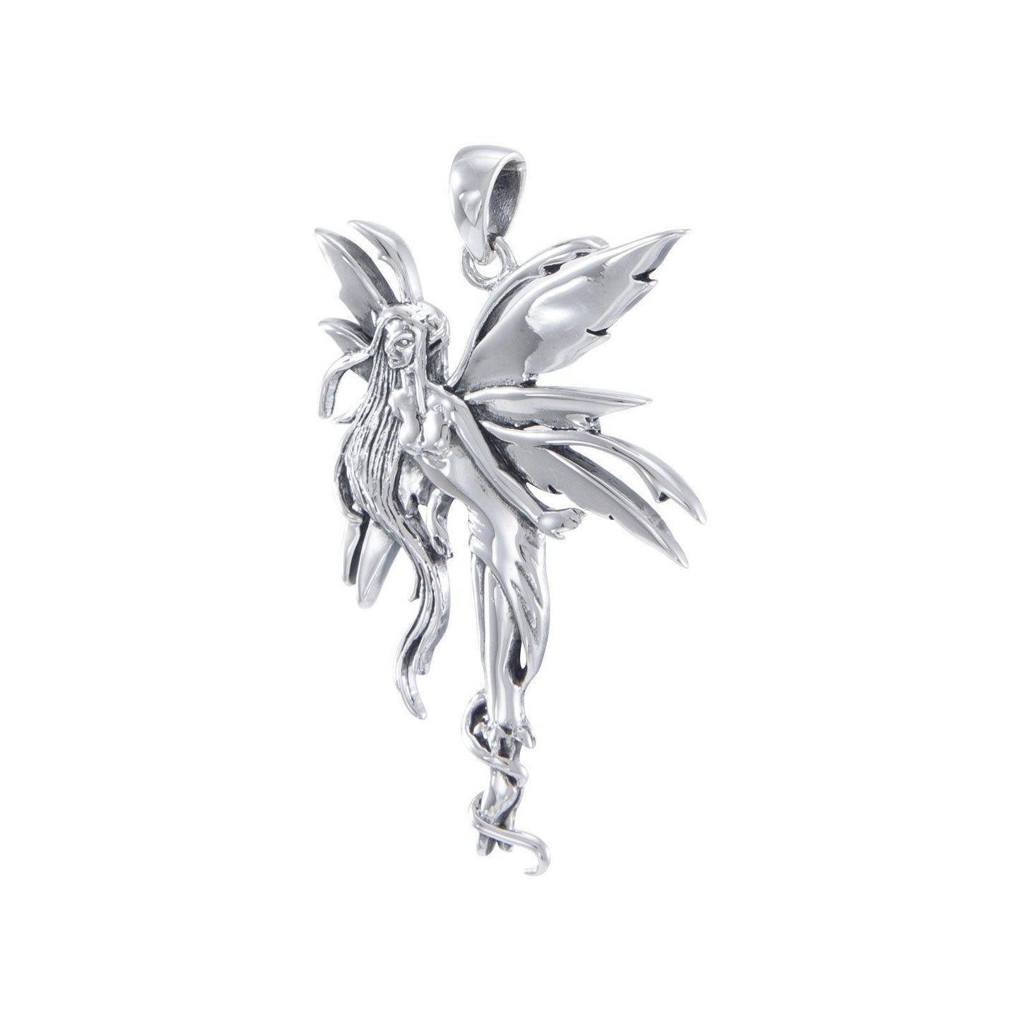 Firefly Fairy Silver Pendant By Amy Brown TP2825 - peterstone.dropshipping