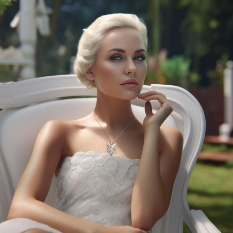 Firefly Fairy Silver Pendant By Amy Brown TP2825 - peterstone.dropshipping