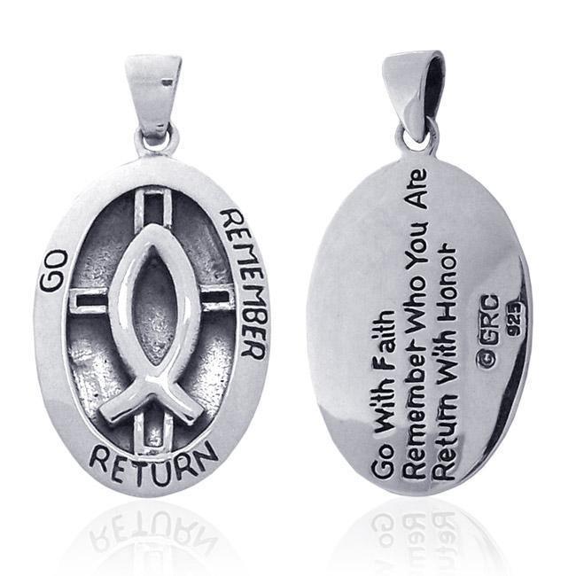 Military Cross Silver Pendant TP2920