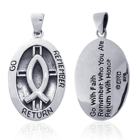 Military Cross Silver Pendant TP2920