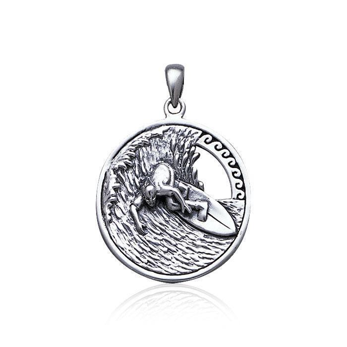 Surf up ~ Sterling Silver Pendant Jewelry TP2942