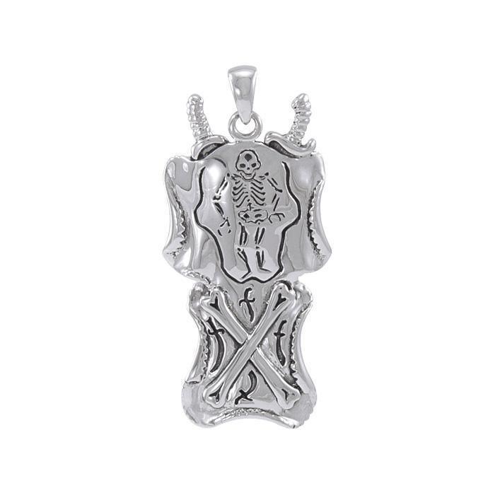 Queen Anne's Revenge Skeleton T Sterling Silver Pendant TP3068