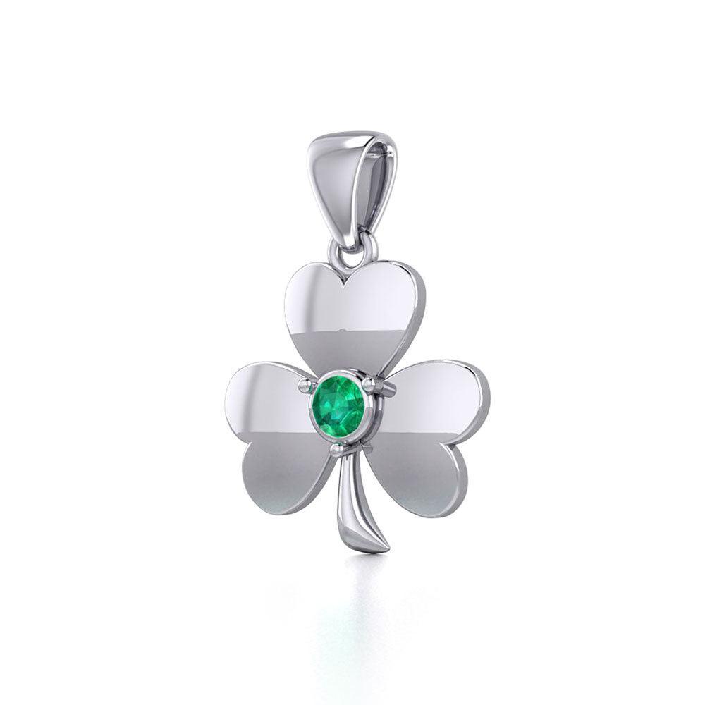 Celtic Shamrock Silver Pendant TP3104