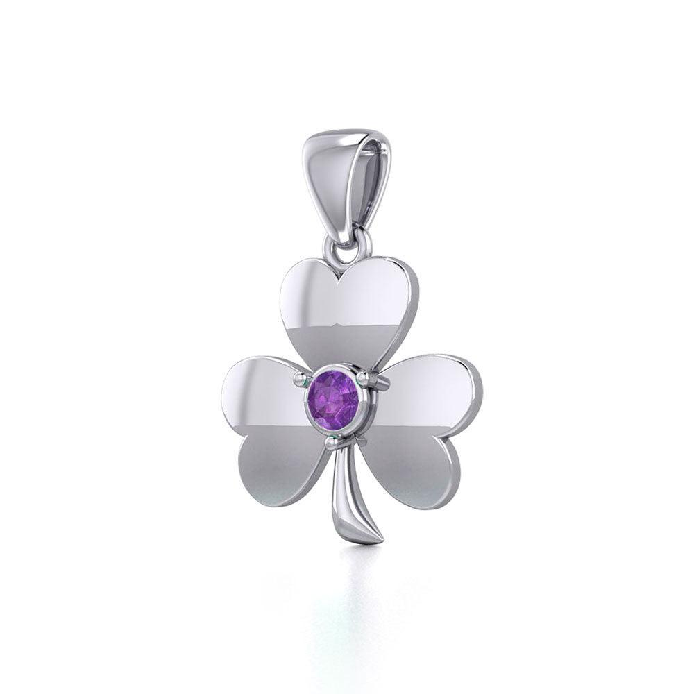 Celtic Shamrock Silver Pendant TP3104