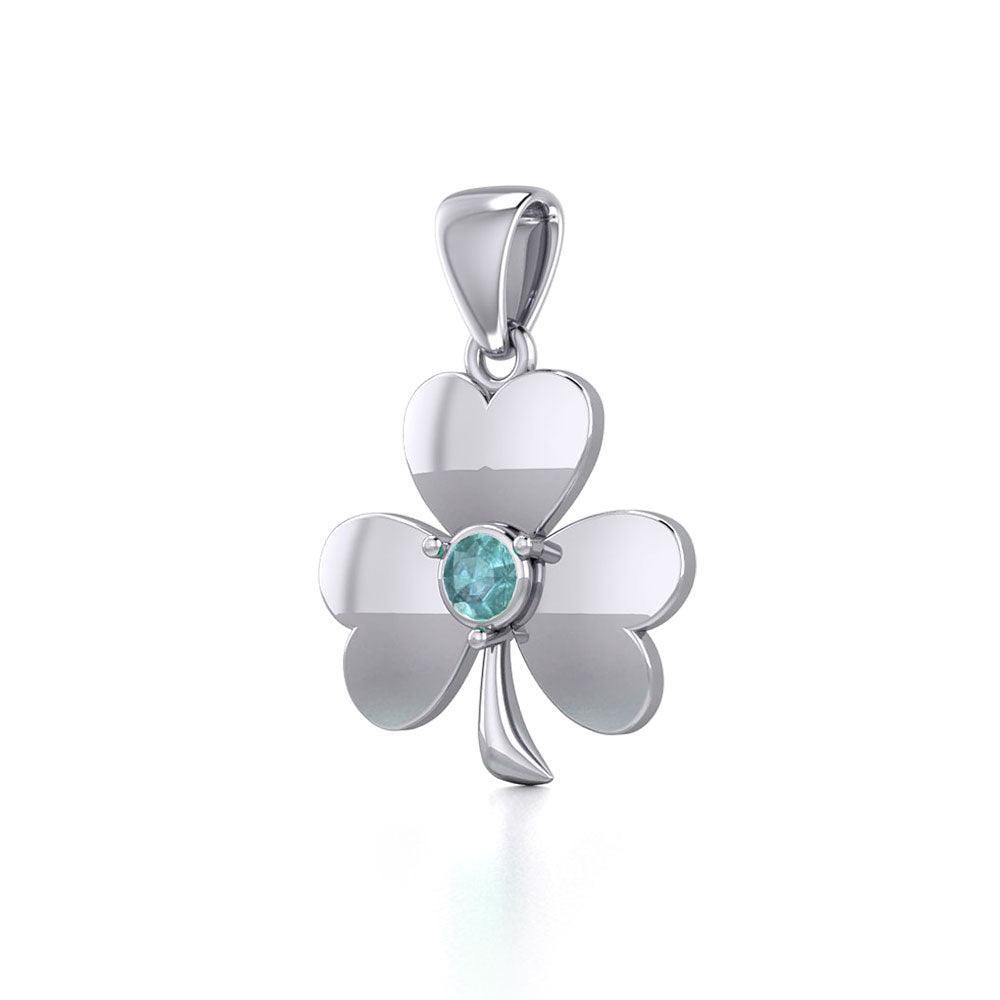 Celtic Shamrock Silver Pendant TP3104