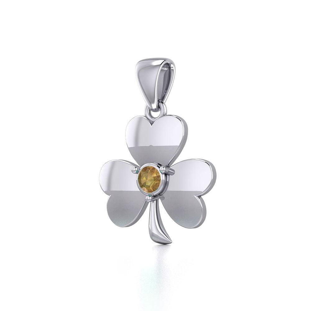 Celtic Shamrock Silver Pendant TP3104