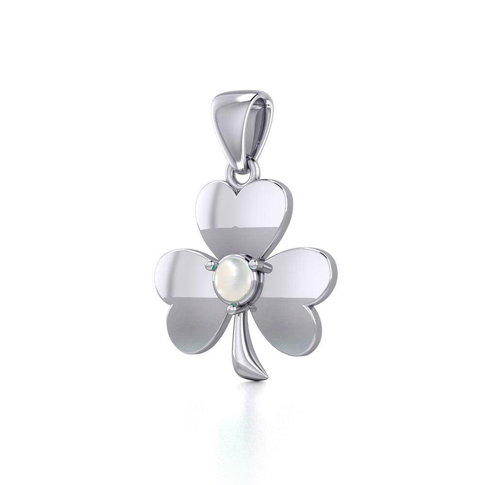 Celtic Shamrock Silver Pendant TP3104