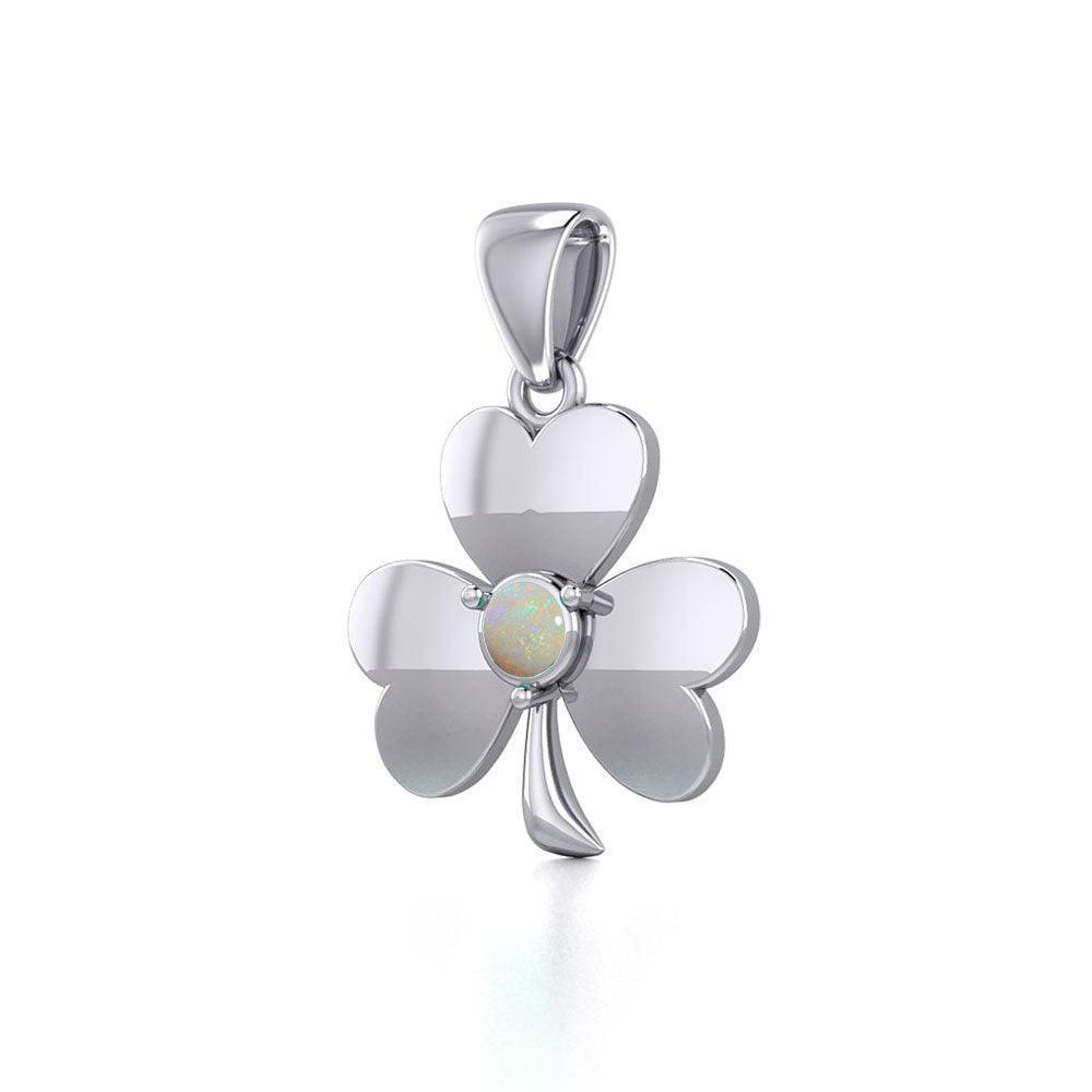 Celtic Shamrock Silver Pendant TP3104