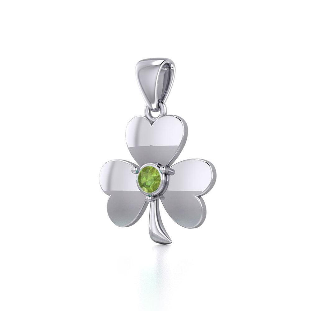 Celtic Shamrock Silver Pendant TP3104
