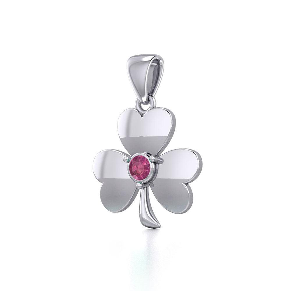 Celtic Shamrock Silver Pendant TP3104