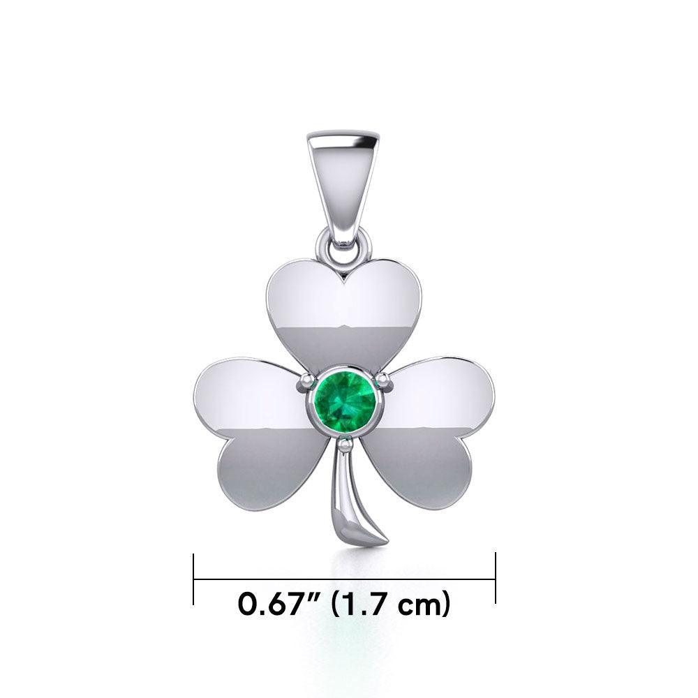Celtic Shamrock Silver Pendant TP3104