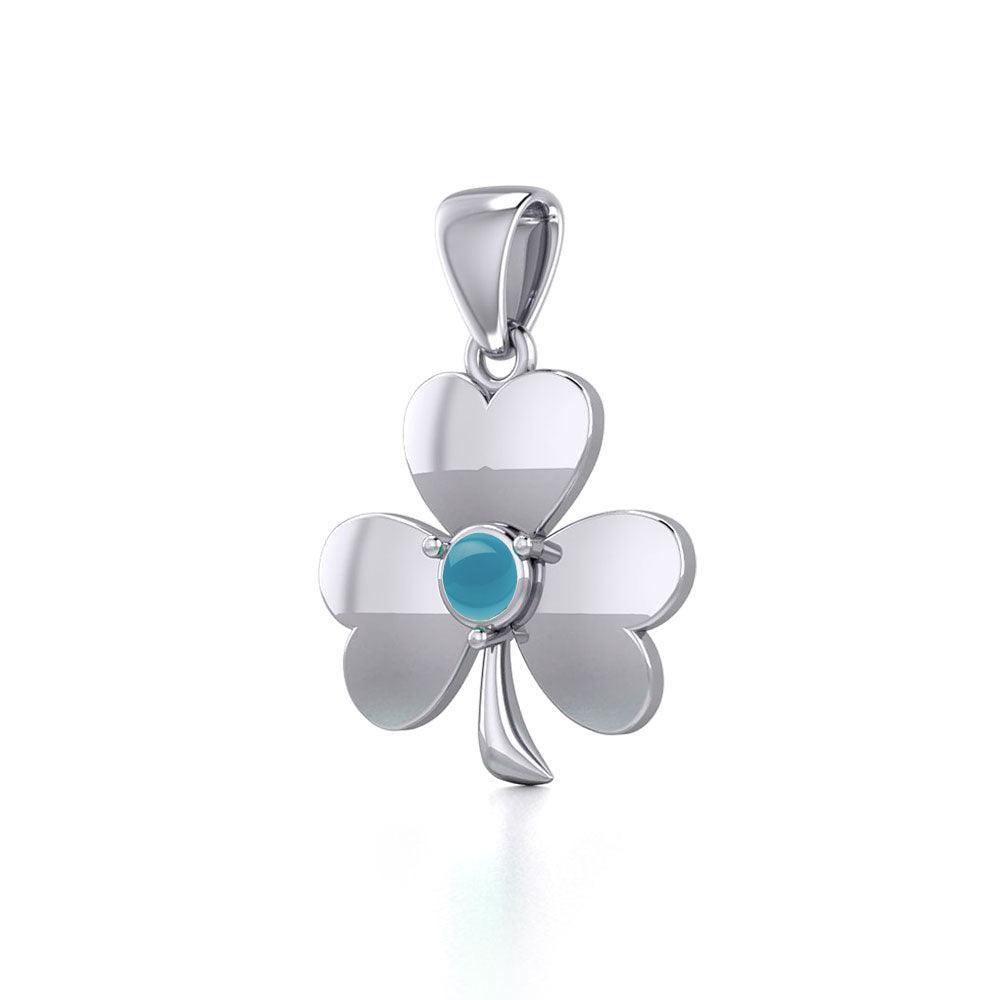 Celtic Shamrock Silver Pendant TP3104