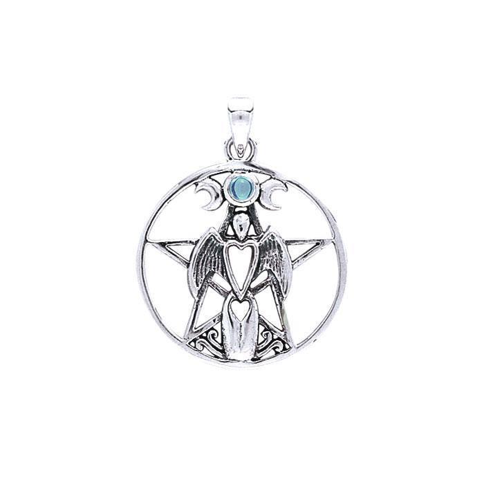 Guardian Angel Triple Moon The Star Pendant TP3128