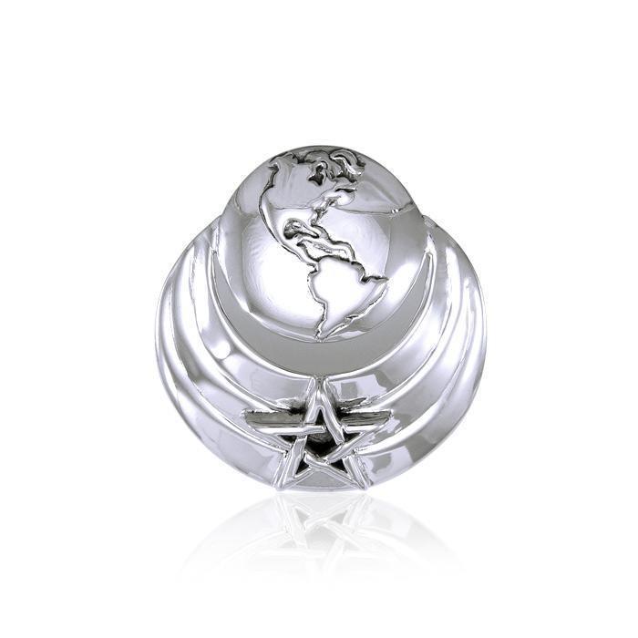 Earth Moon And Star Pendant TP3139