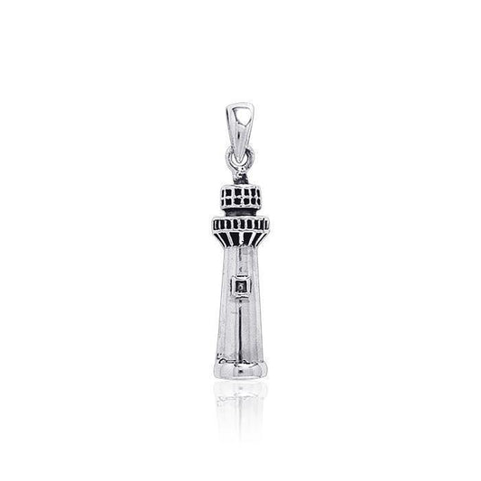 Fenwick Island Lighthouse ~ Sterling Silver Jewelry Pendant TP3155