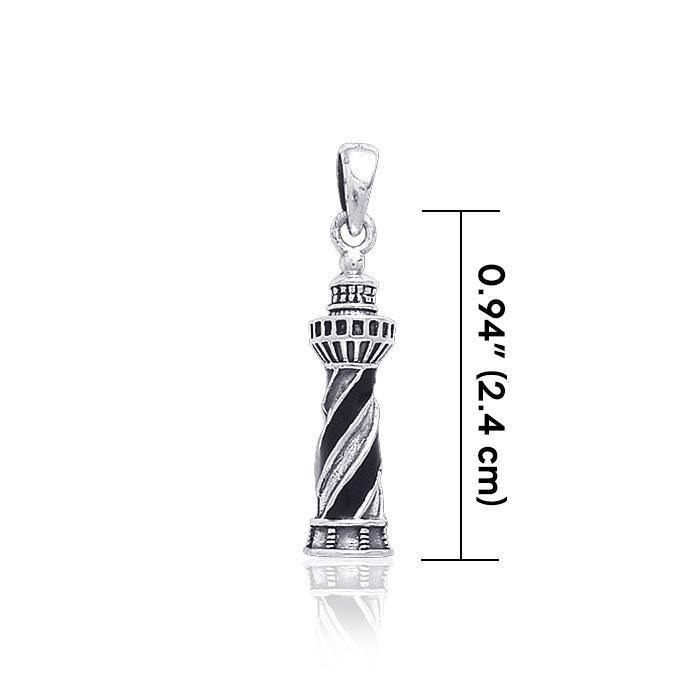 Sipango Lighthouse ~ Sterling Silver Jewelry Pendant TP3161