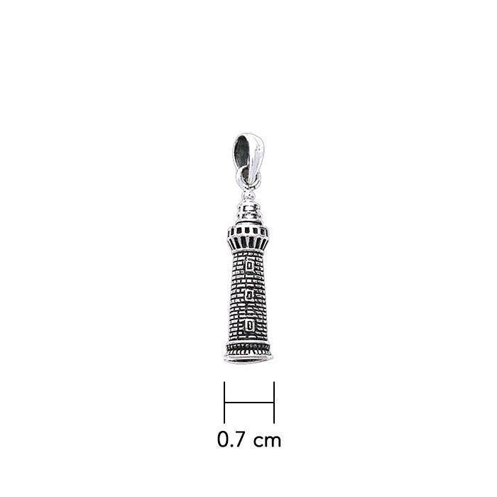 Indian Ocean Lighthouse Sterling Silver Pendant TP3163