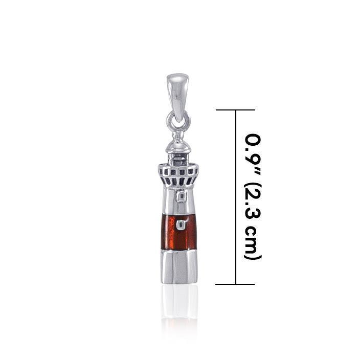 Atlantic City Lighthouse Silver Pendant TP3165