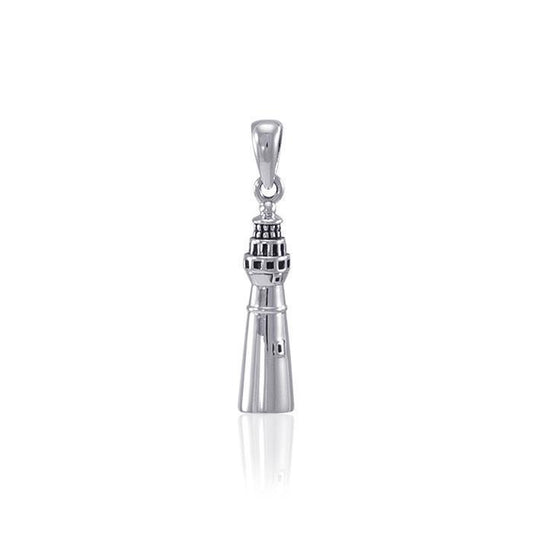 Portland Head Lighthouse ~ Sterling Silver Jewelry Pendant TP3181