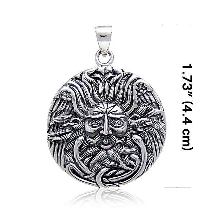 Sun God Medallion Pendant by Oberon Zell TP3199