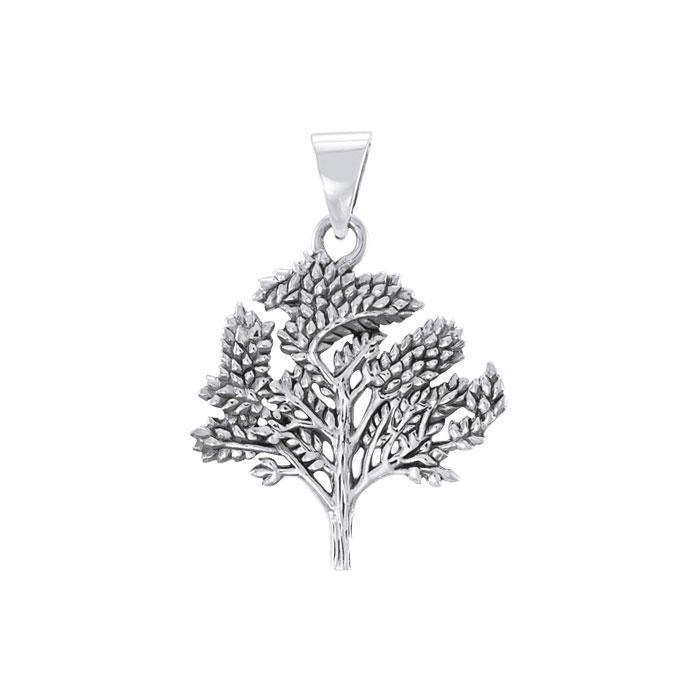 Leaf Sterling Silver Pendant TP3217