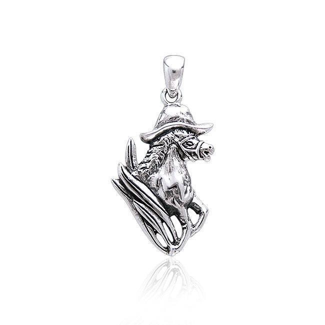 Running Horse Silver Pendant TP3220