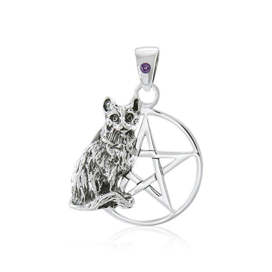 Silver Pentagram Pentacle Pendant TP3230