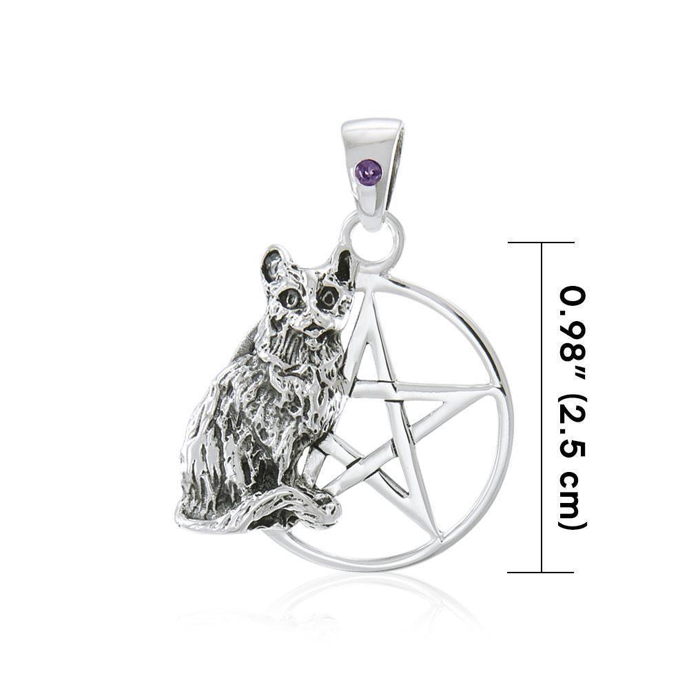 Silver Pentagram Pentacle Pendant TP3230
