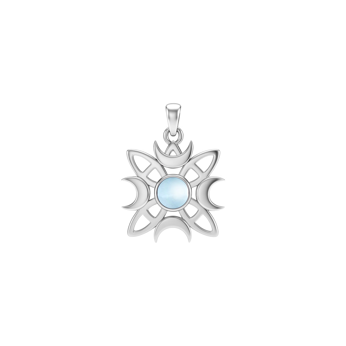 Blue Moon Sterling Silver Pendant TP3234